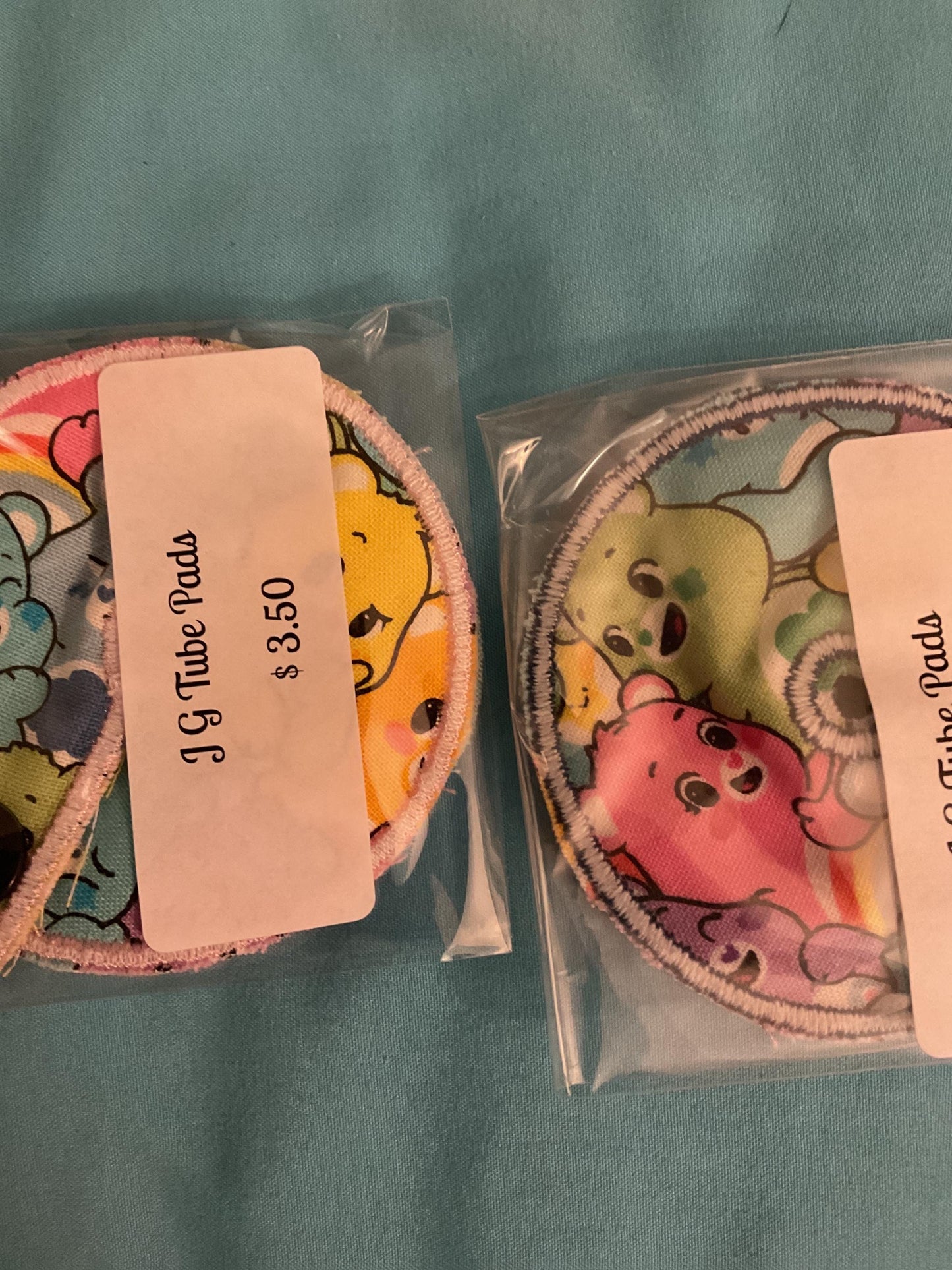 Tubie Pads/JG Tube Pads Care Bears
