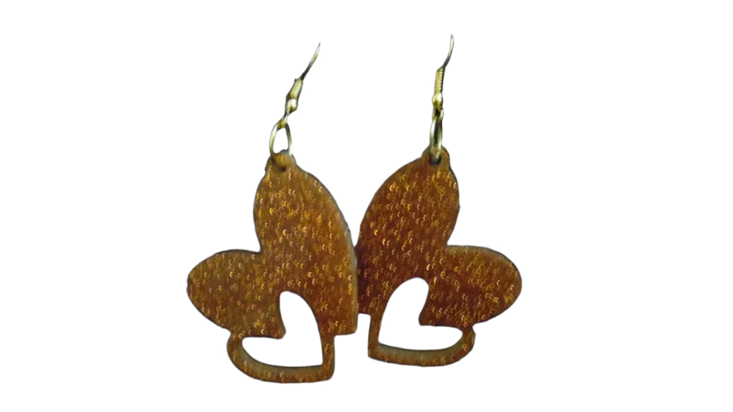 Two Hearts as One Earrings