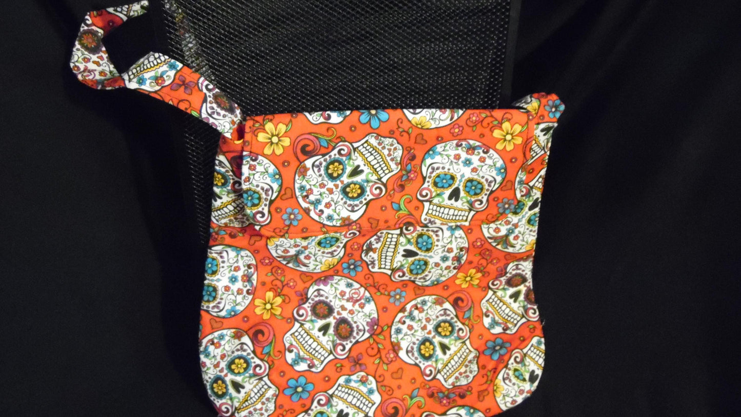 Red Sugarskull Crossbody Purse