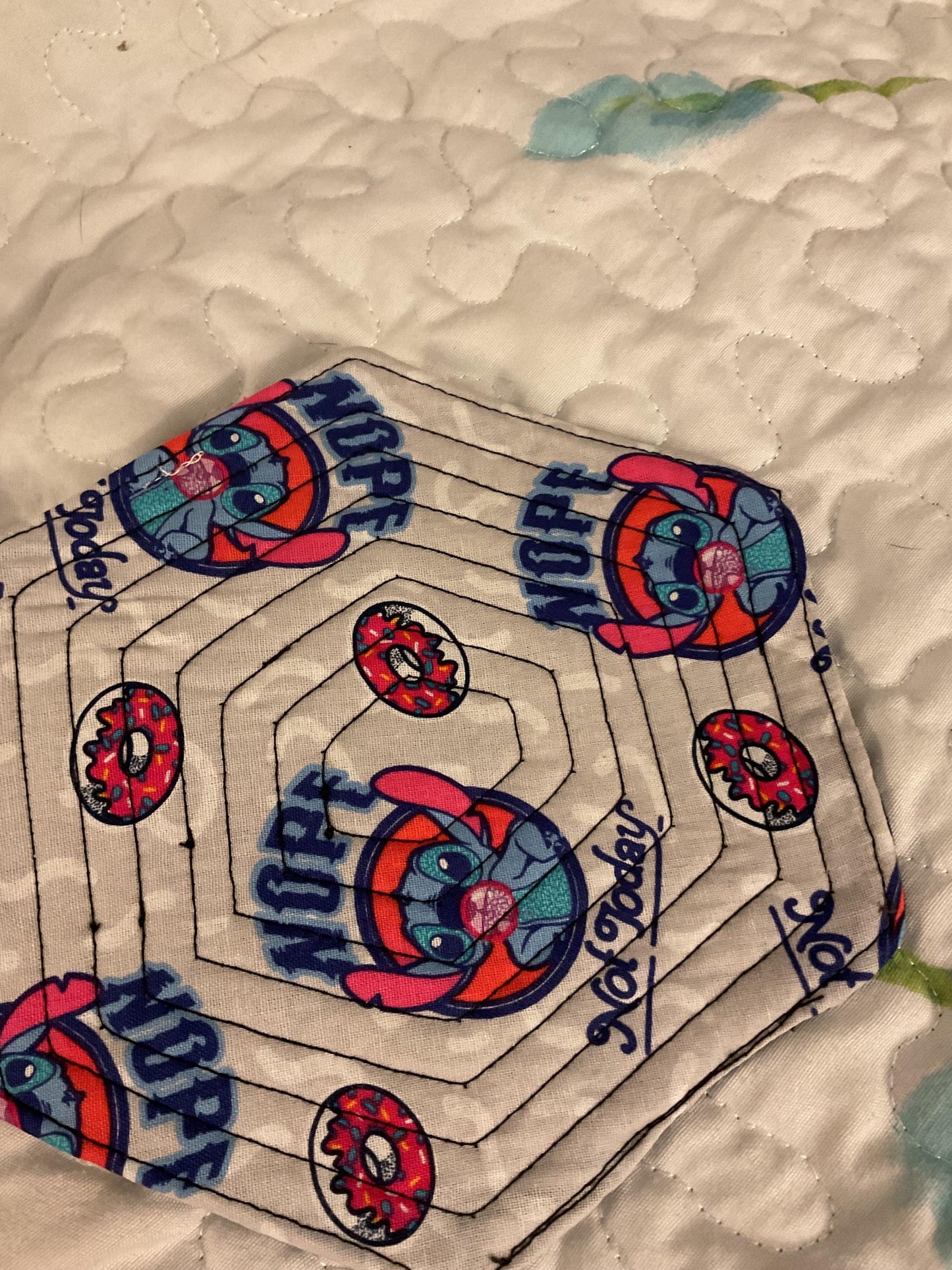 Quilted Mug Rug Coasters