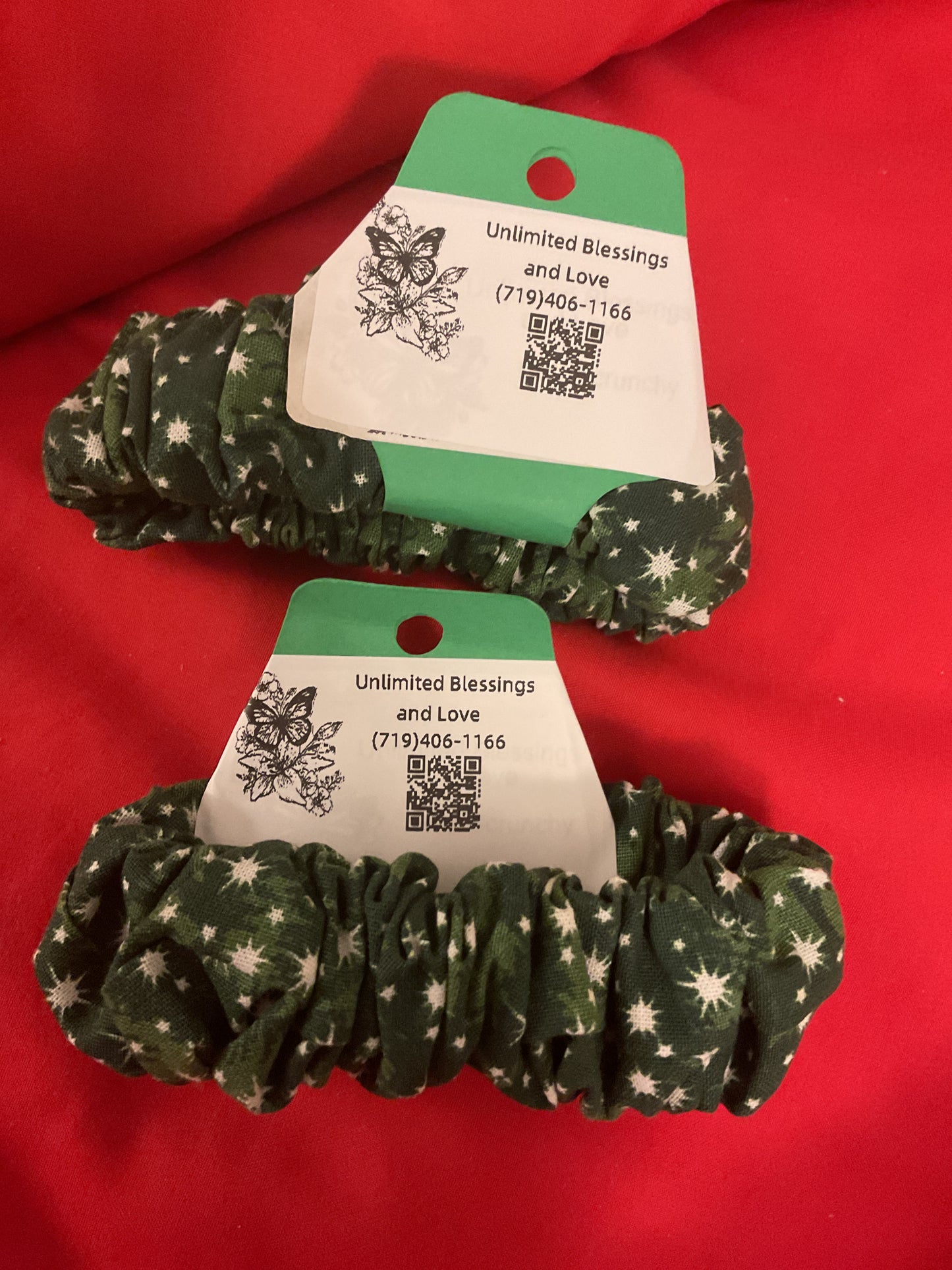 Hair Scrunchy Green