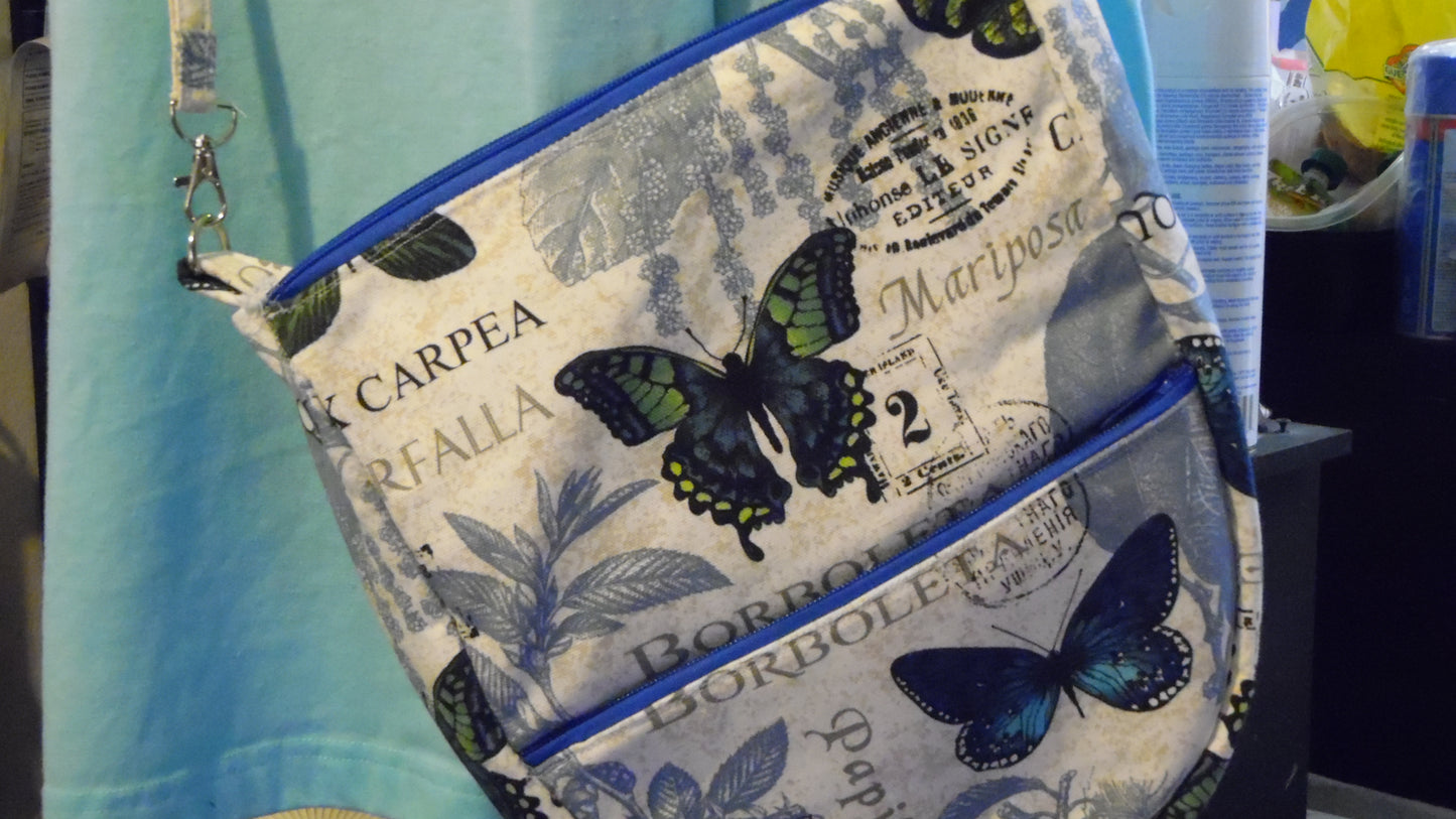 Borboleta Papillon Cross Body Purse
