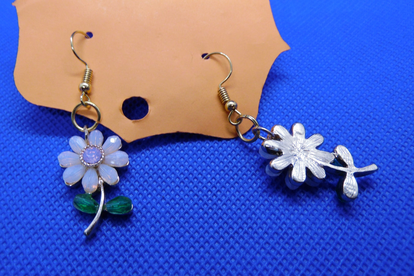 Pink Flower Earrings