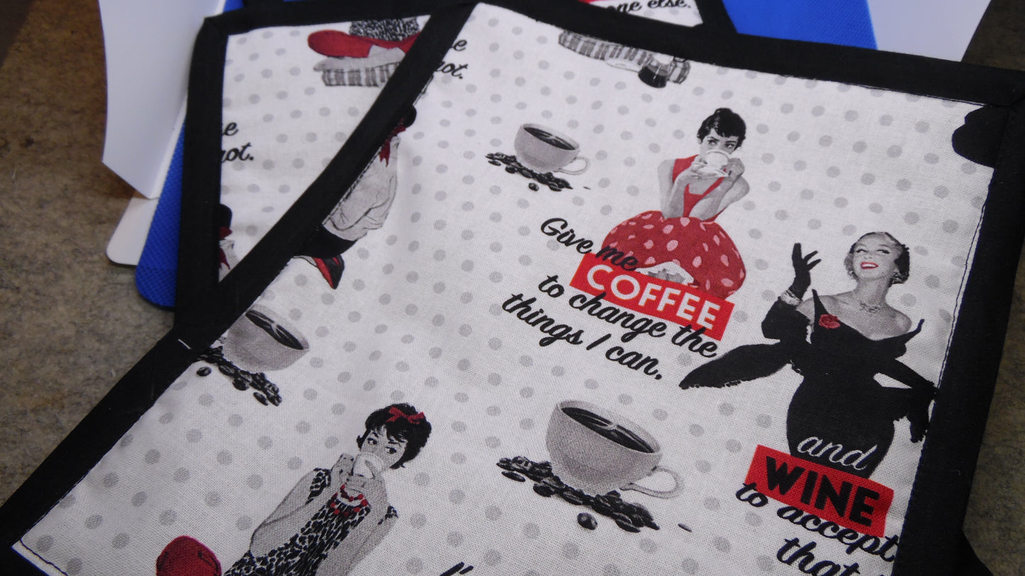 Coffee Junkie Potholders