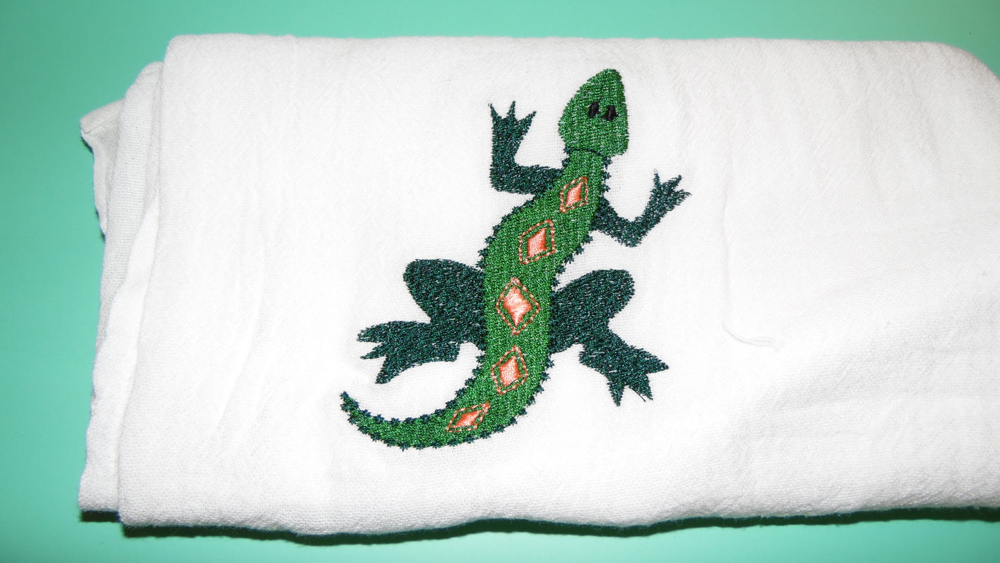 Gecko Tea Towel