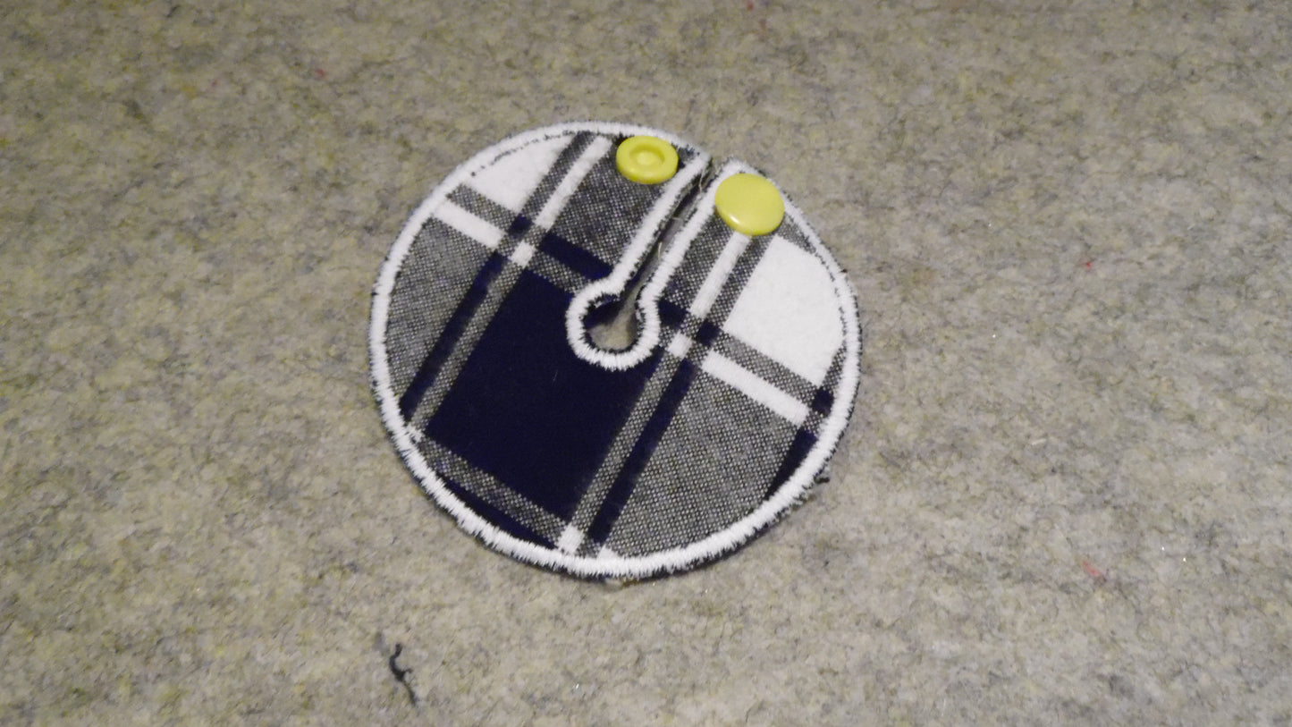 Absorbent Pads in Bones on Yellow