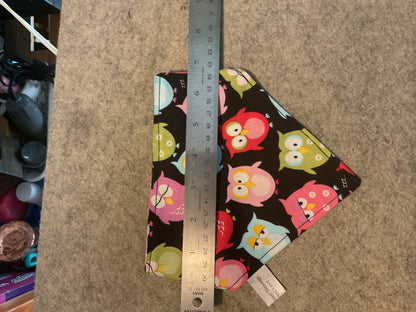 🐾 "No-Collar" Pet Scrunchy Bandanna Owls