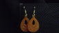 Tear Drop with Design Earings