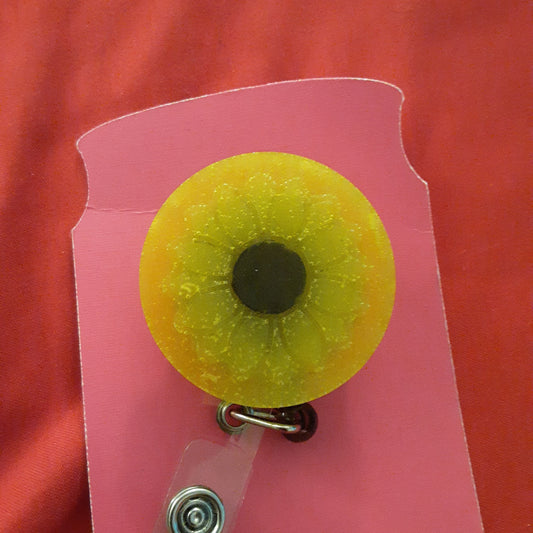 Sunflower Badge Holder