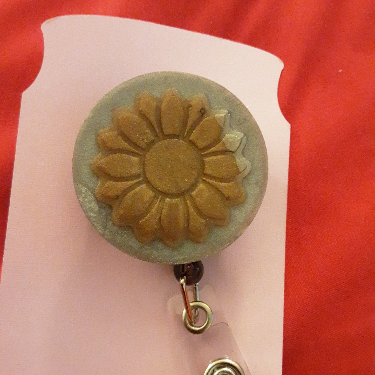 Sunflower Badge Holder