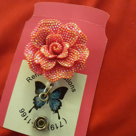 Rose Badge Holder