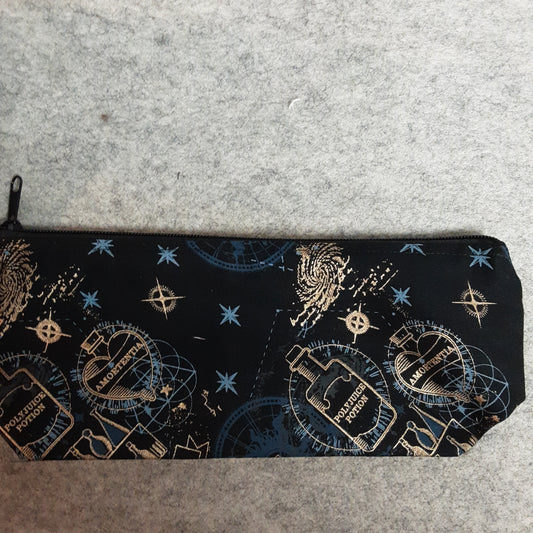 Harry Potter Zipper Bag with Flat Bottom