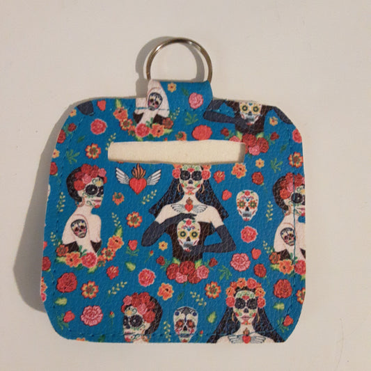 Keyring Hand Sanitizer Holder Sugarskull