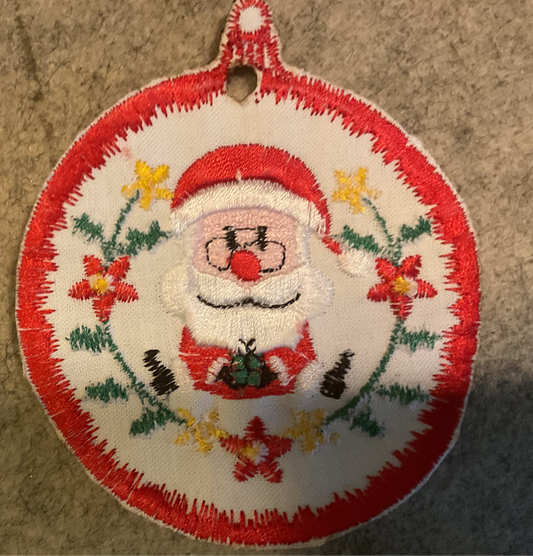 Santa Ornament