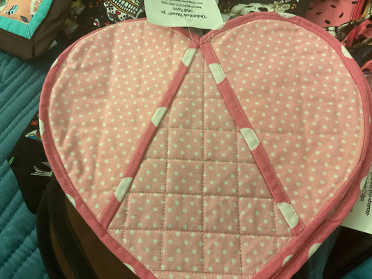 Pot Holder Heart Shaped