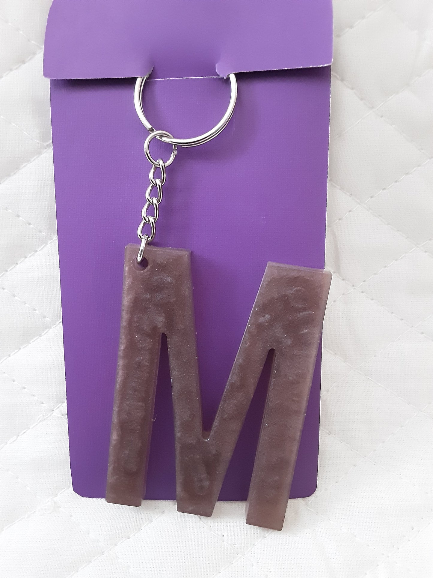 Letter "M" Key Chain