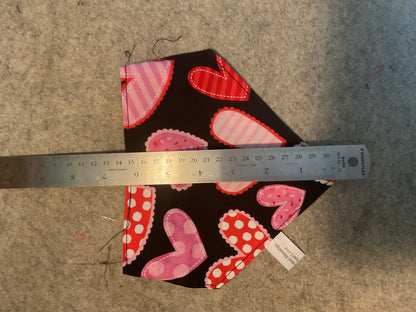 🐾 "No-Collar" Pet Scrunchy Bandanna Hearts