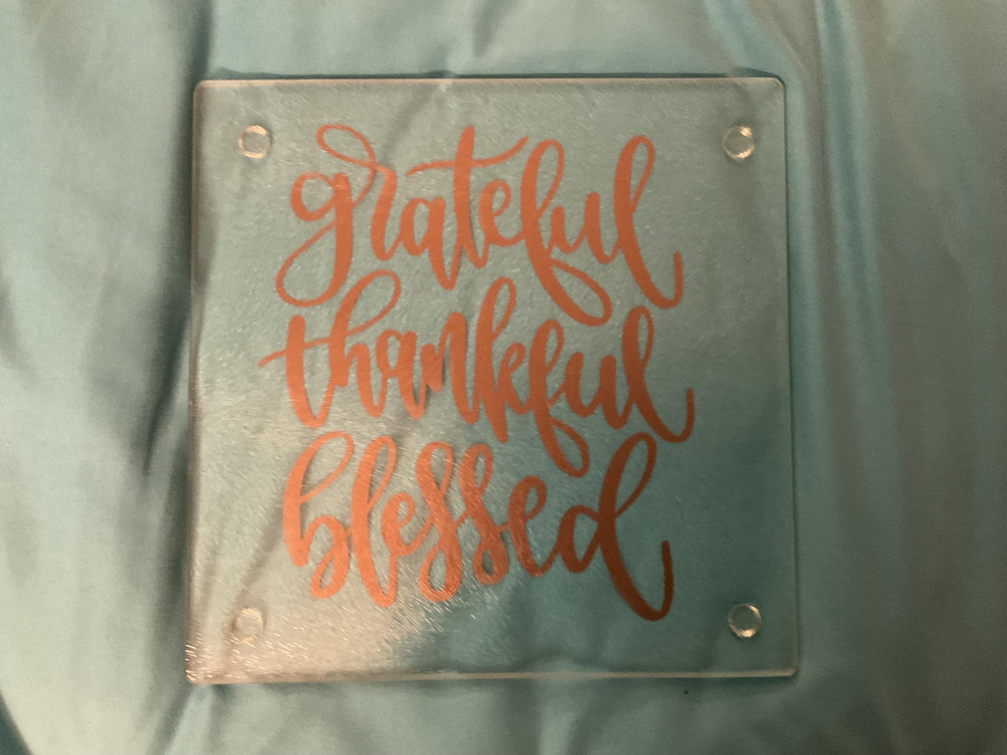Glass Trivets Square
