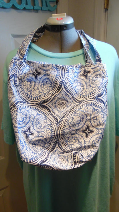 Blue Mandela Reusable Grocery Bag