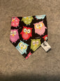 🐾 "No-Collar" Pet Scrunchy Bandanna Owls