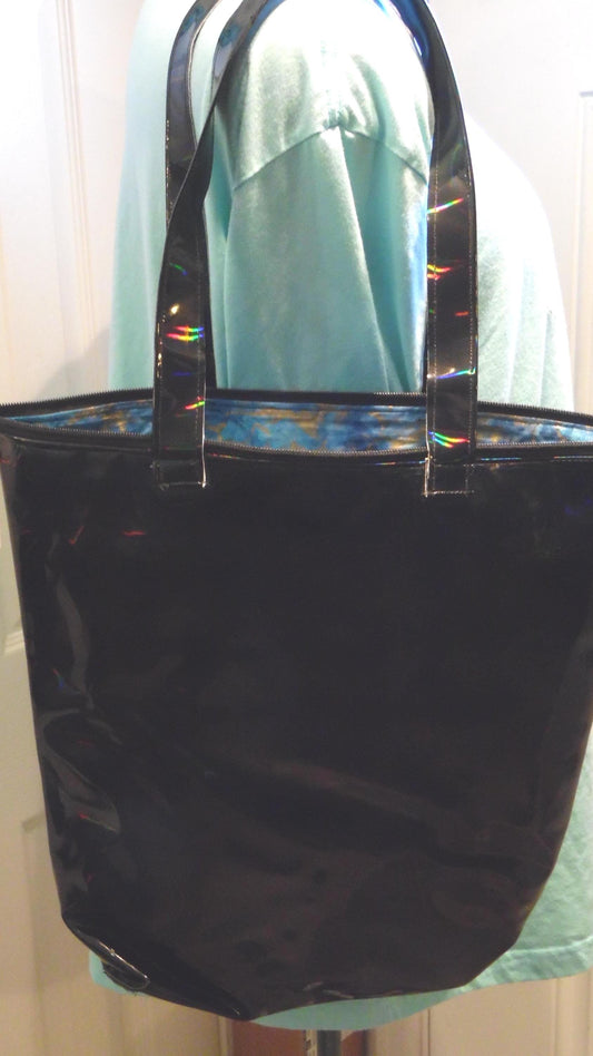 Holographic Computer Bag/Purse with Extra Zipper Bag