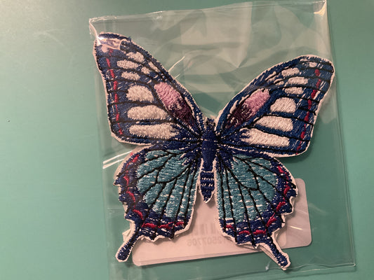 Iron on Patch  Multicolor Butterfly