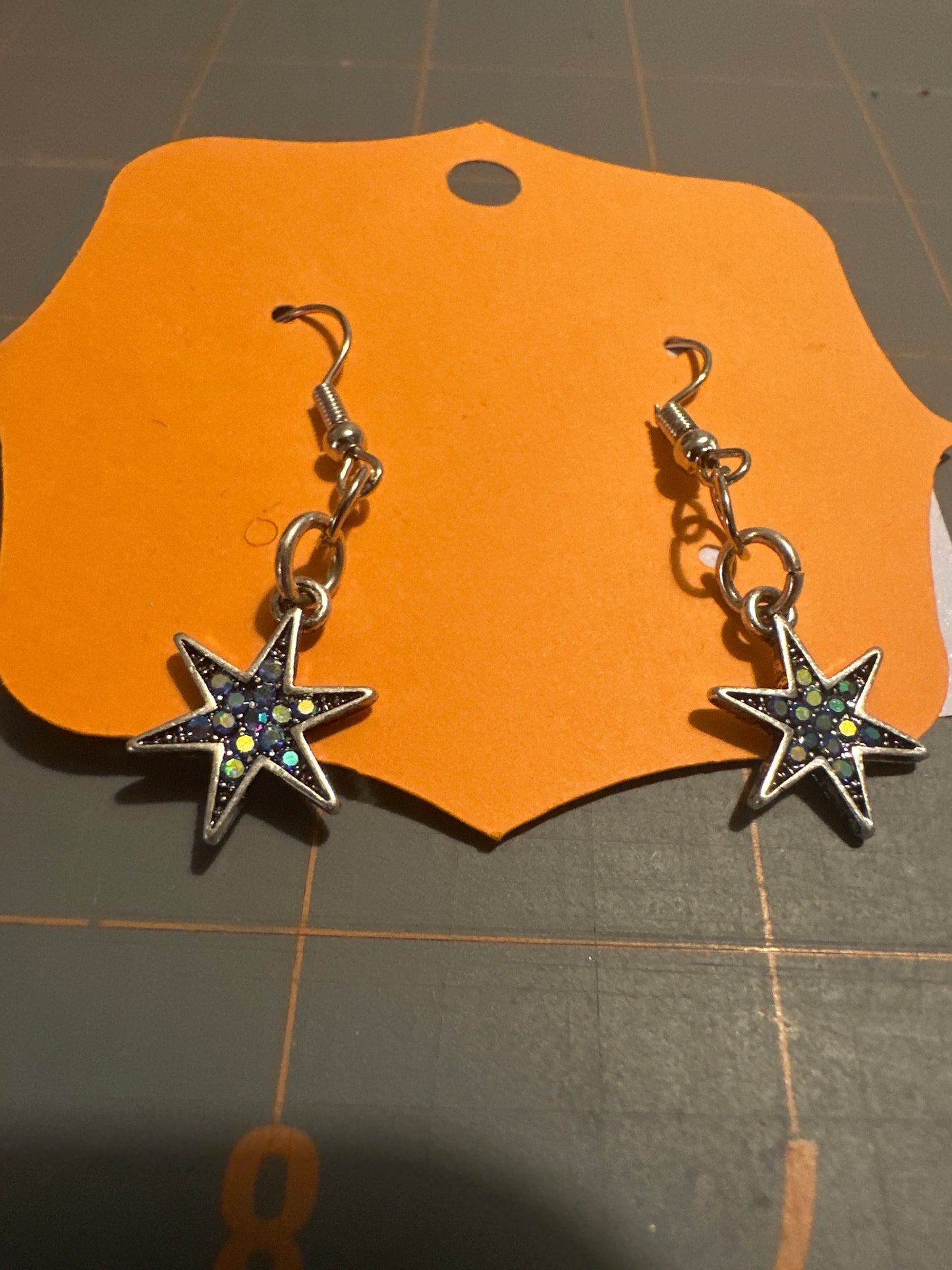 Sterling Silver Star Earrings