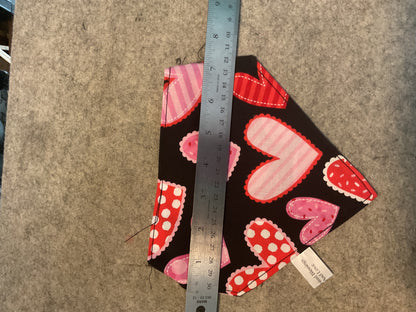 🐾 "No-Collar" Pet Scrunchy Bandanna Hearts