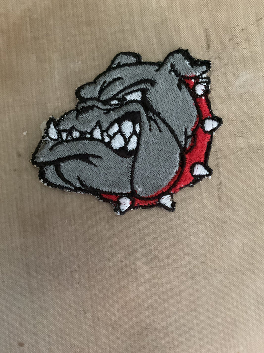 Iron on Patch Bulldog Head
