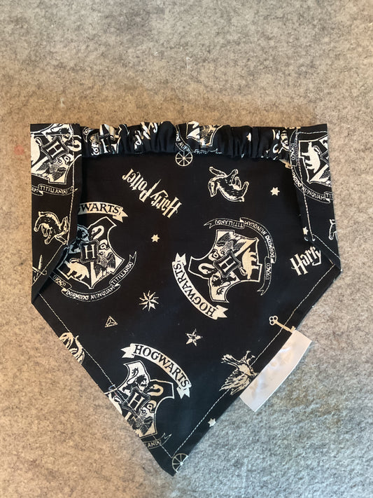🐾 "No-Collar" Pet Scrunchy Bandanna Harry Potter