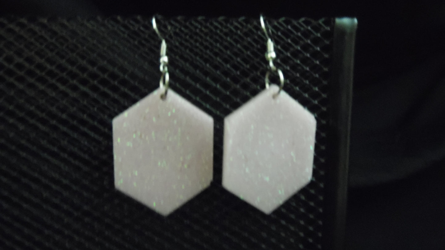 Hexagon Shape Earrings