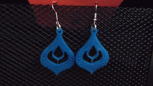 Pattern Drop Earrings