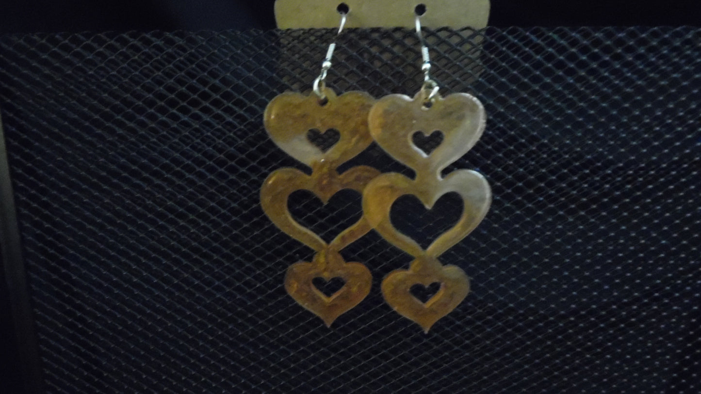 Long Dangle Valentine's Earrings