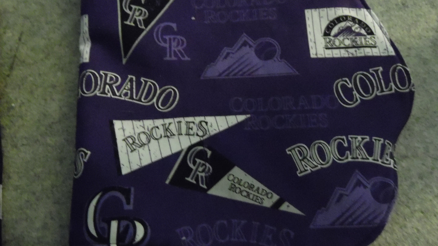 Burp Cloth Colorado Rockies