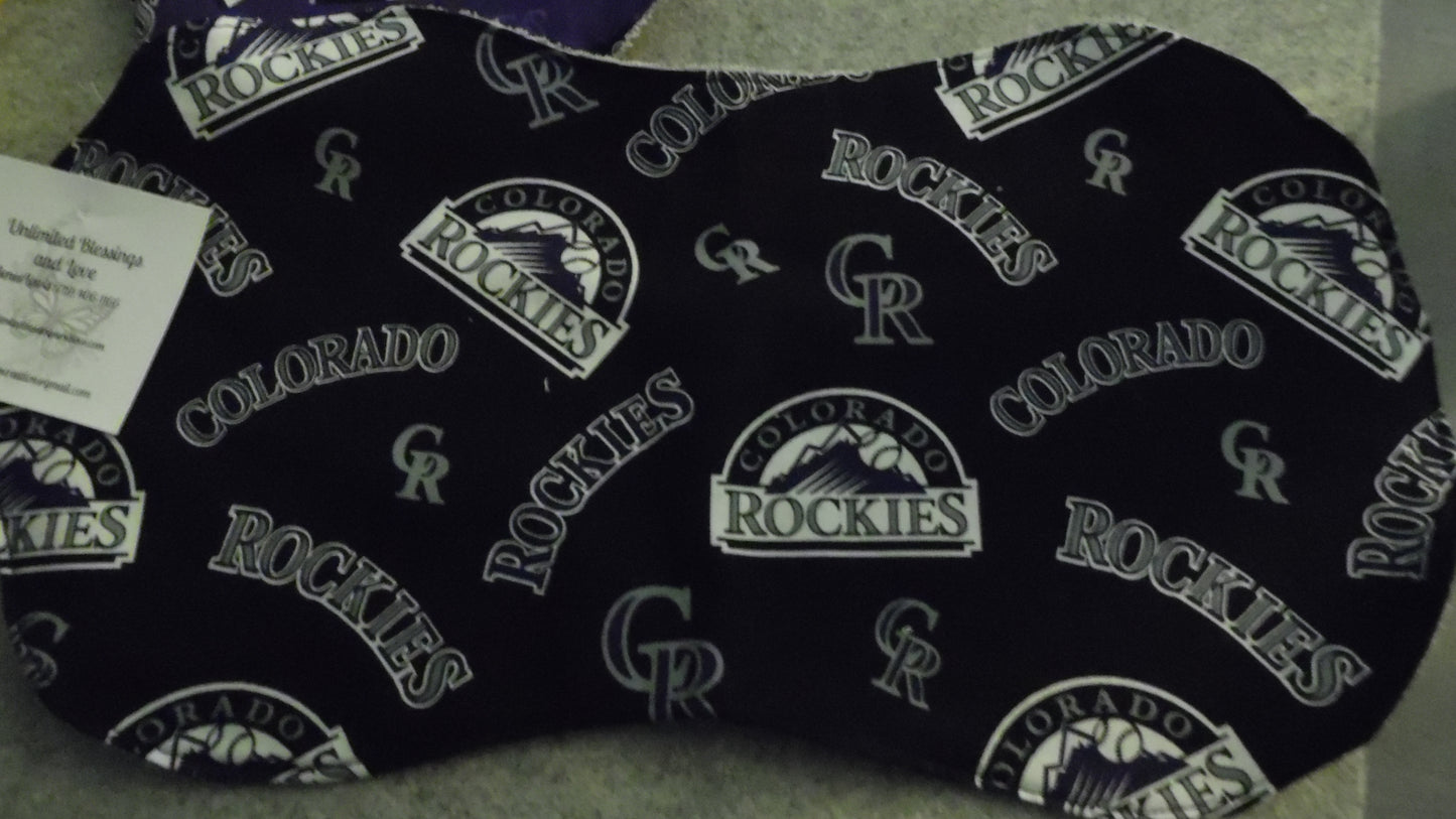 Burp Cloth Colorado Rockies