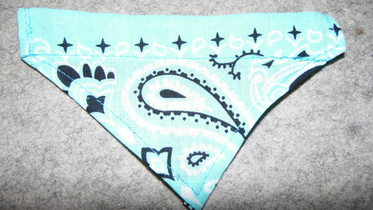 Over the Collar Pet Bandanna Tiffany Blue