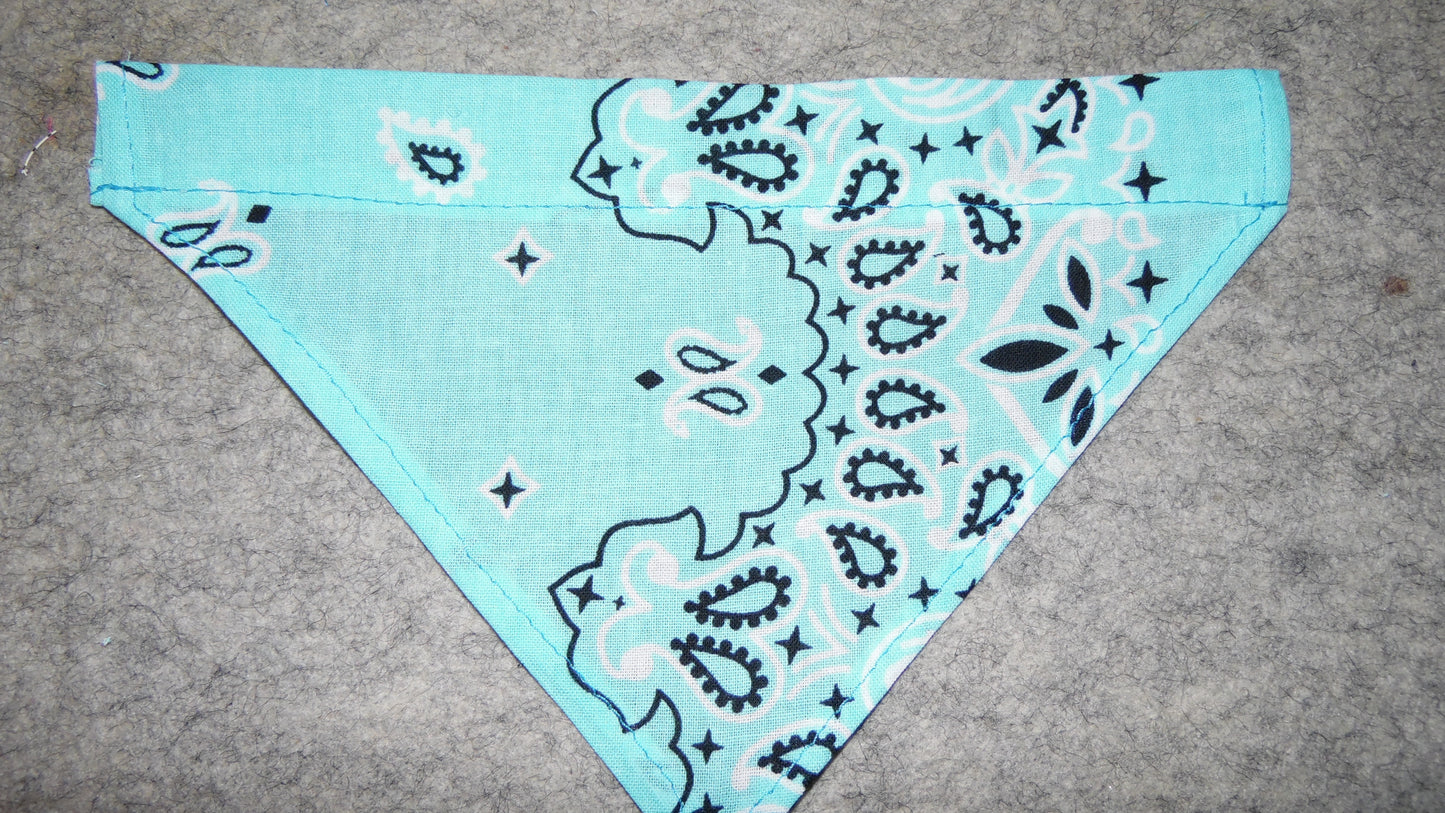 Over the Collar Pet Bandanna Tiffany Blue