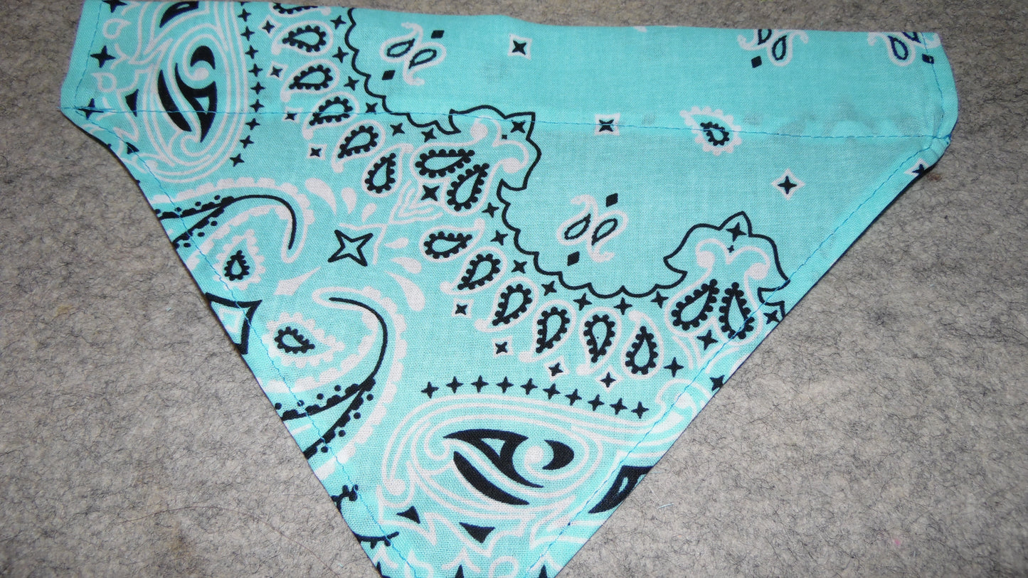 Over the Collar Pet Bandanna Tiffany Blue