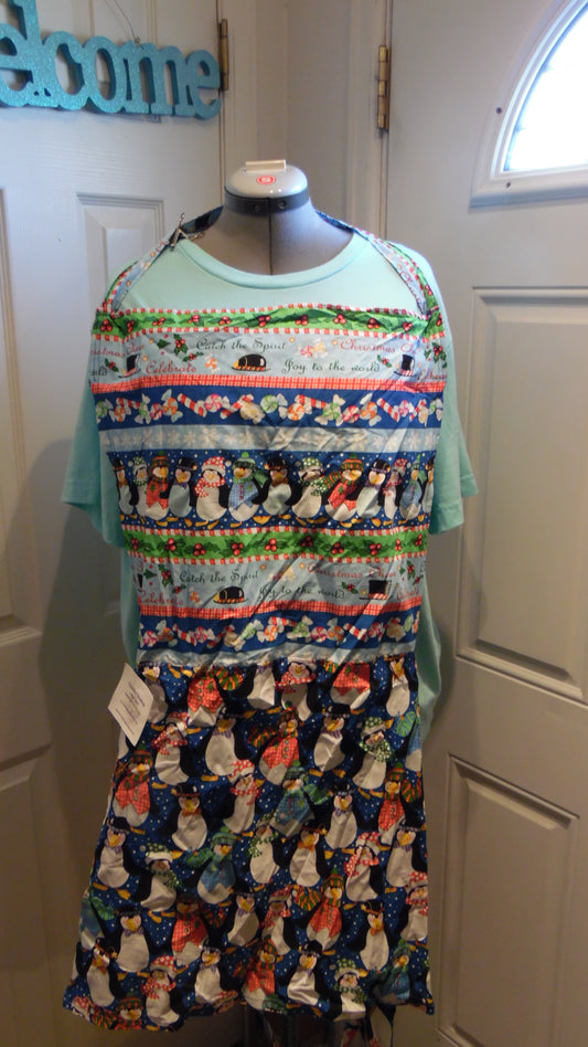 Apron in Snowman Theme