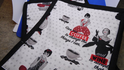 Coffee Junkie Potholders