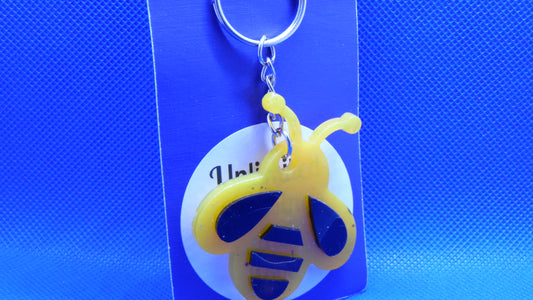 Resin Key Ring Bee