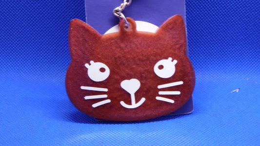 Resin Key Ring Cat Face