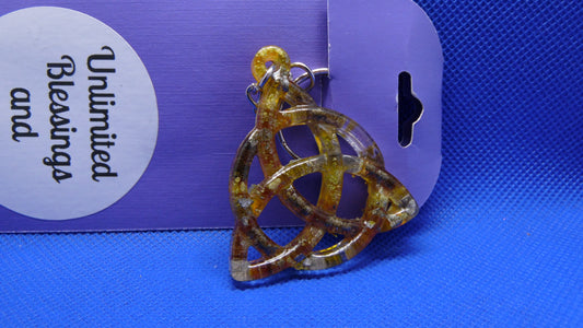 Resin Key Ring Celtic Knot