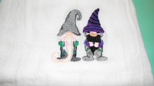 Two Gnome Tea Towel