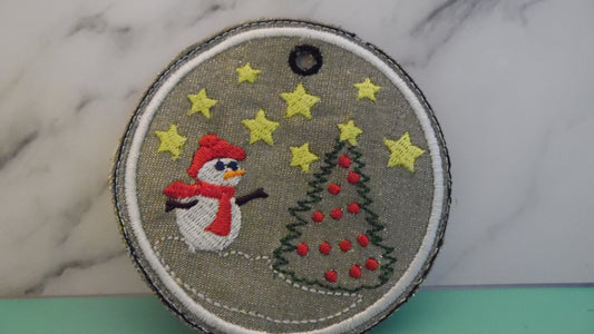 Snowman  and Tree Ornament