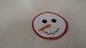 Embroidered Snowman Face Ornament