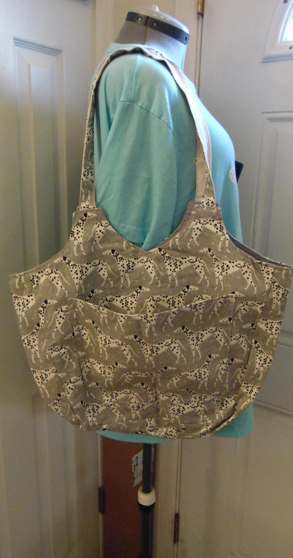 Dalmatian Print Tote Bag