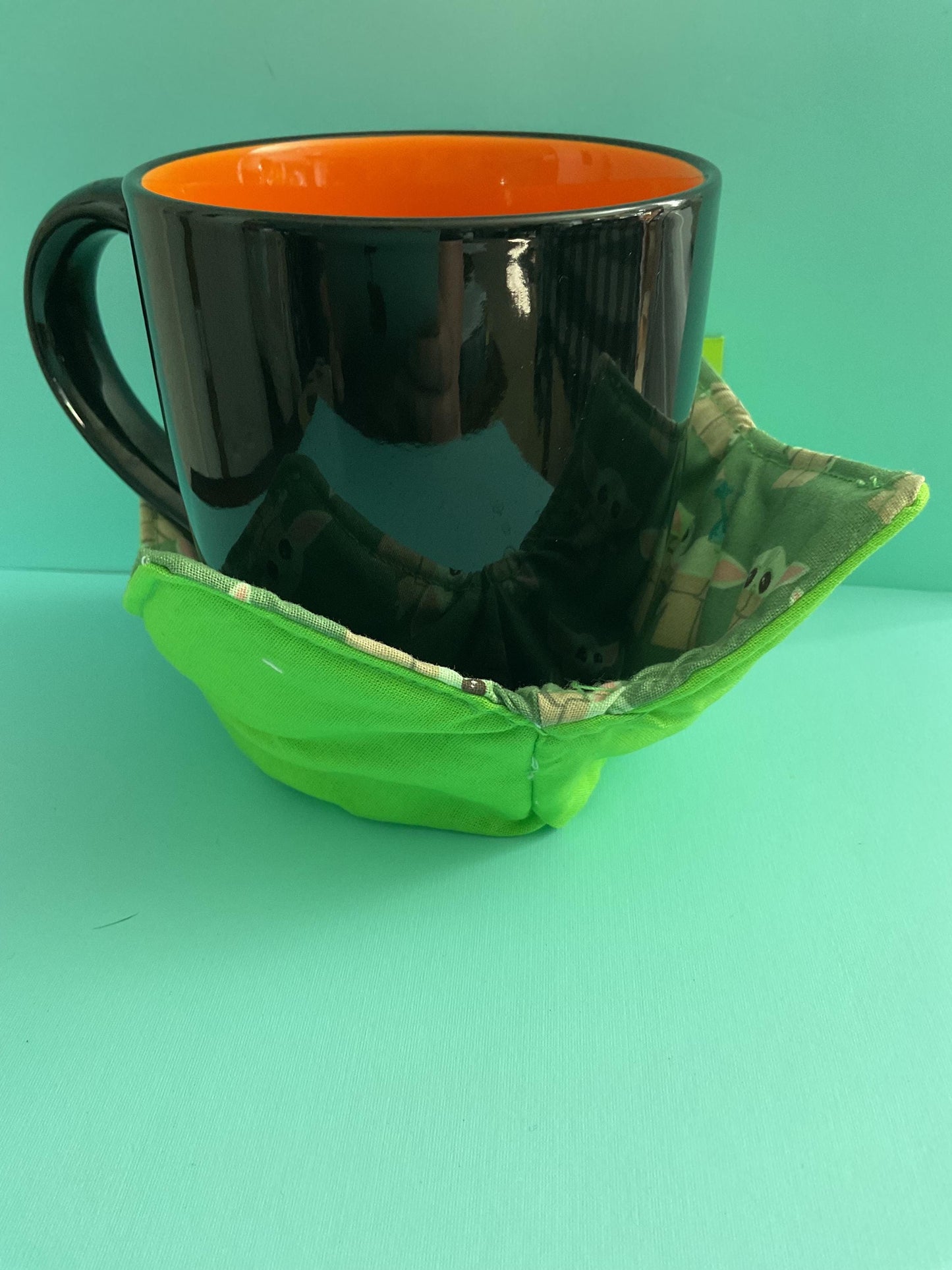 Reversible Quilted Microwave Bowl Cozy Pot Holder Holder (Small)