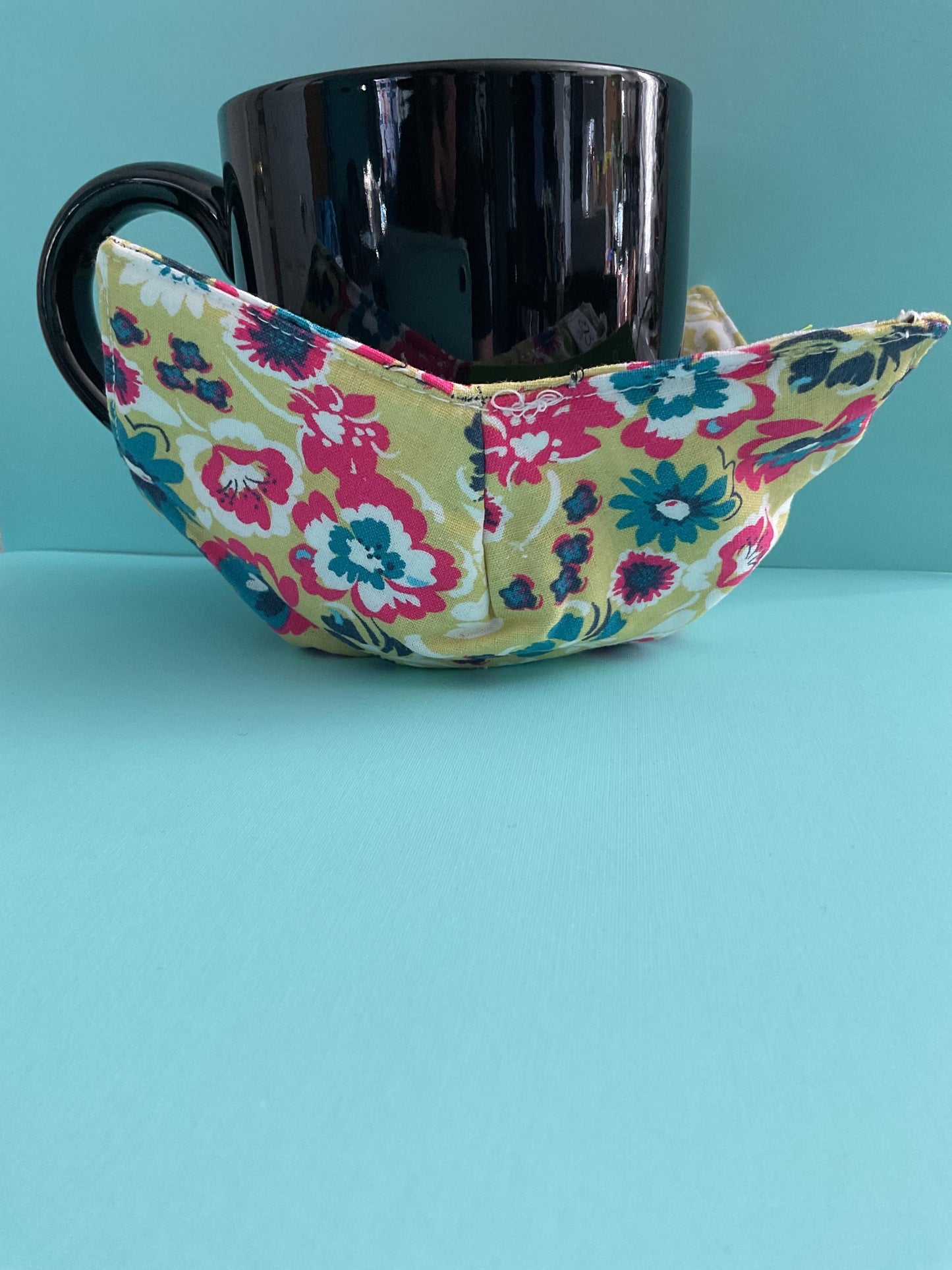 Reversible Quilted Microwave Bowl Cozy Pot Holder Holder (Small)