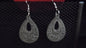 Tear Drop with Design Earings